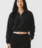Poleron Crop top de polar