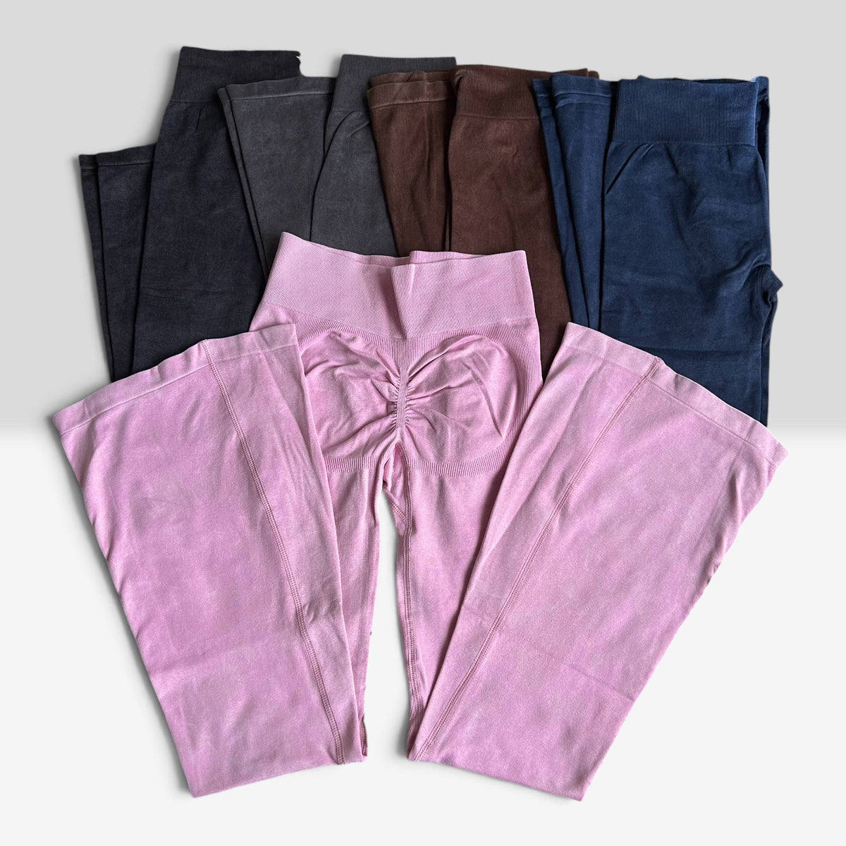 Flare push up, estilo lavado