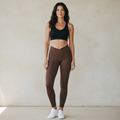 Calza larga cintura V push up