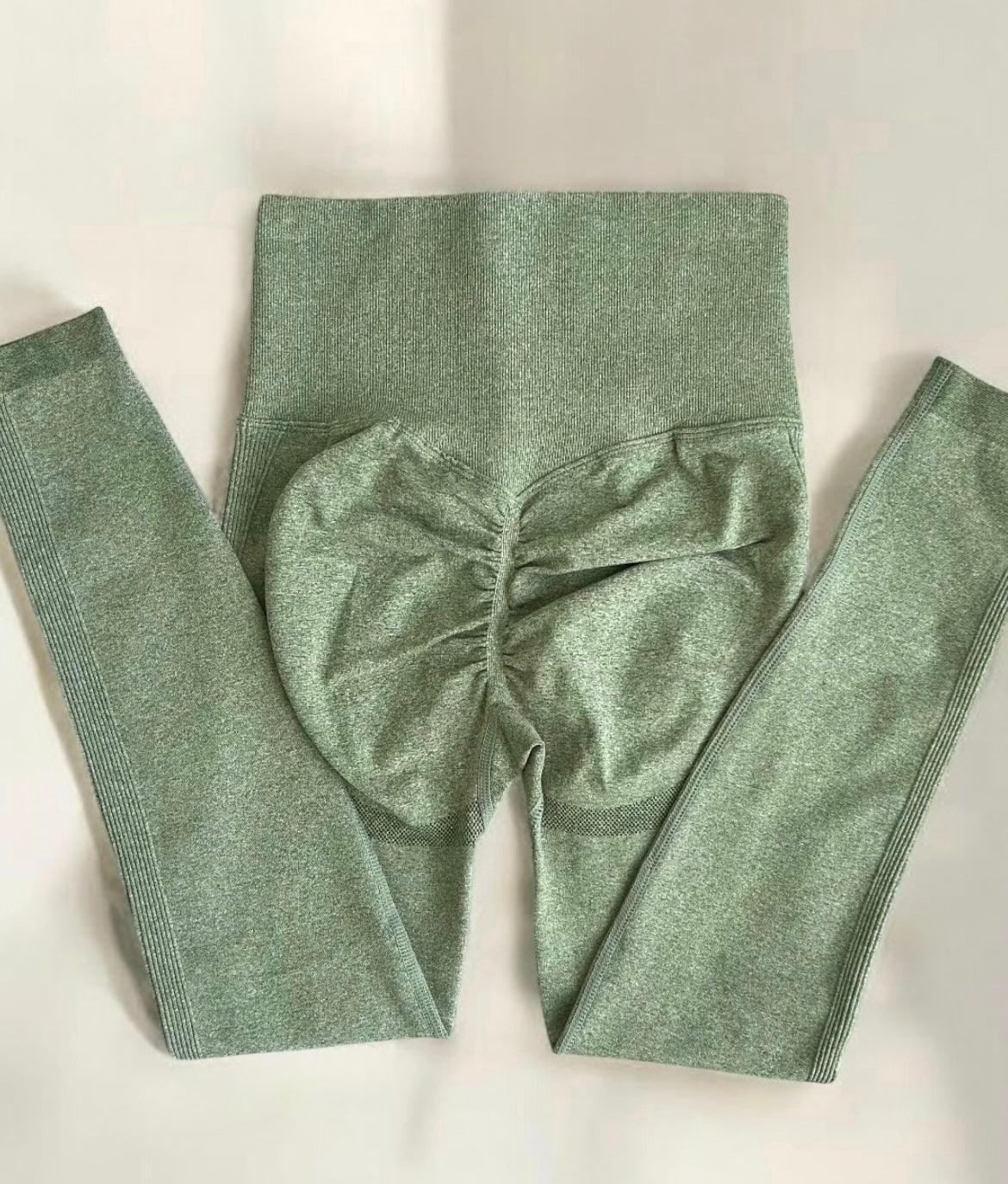 Calza pretina alta jaspeada