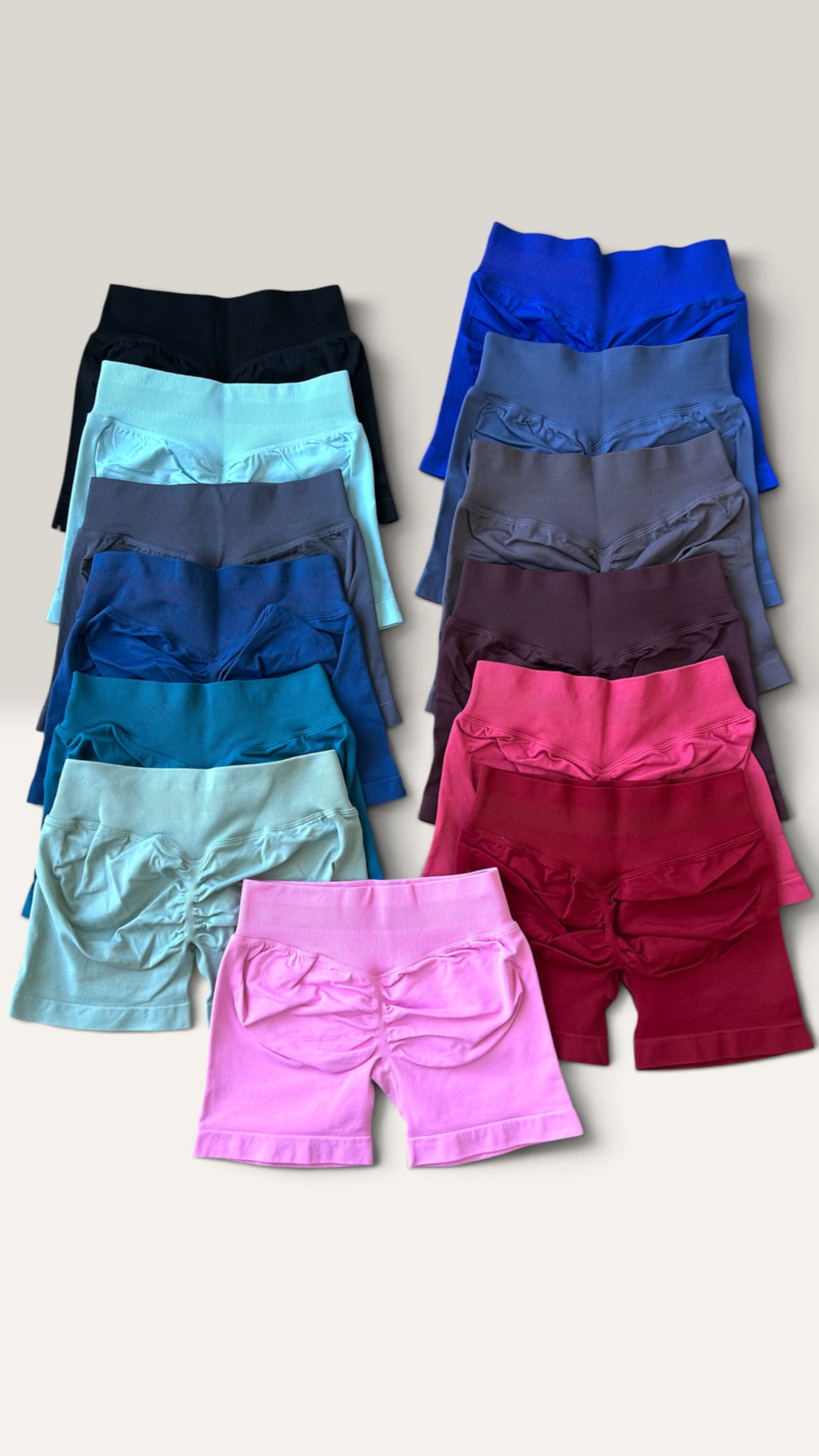Short corte corazón push up
