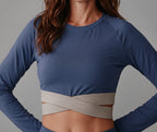 Polera crop top