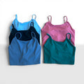 Polera crop top , con sostén