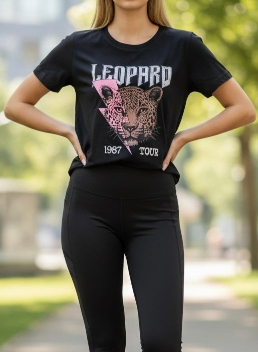 Polera leopardo