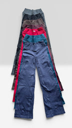 Flare Oxford , cintura cruzada , push up invisible