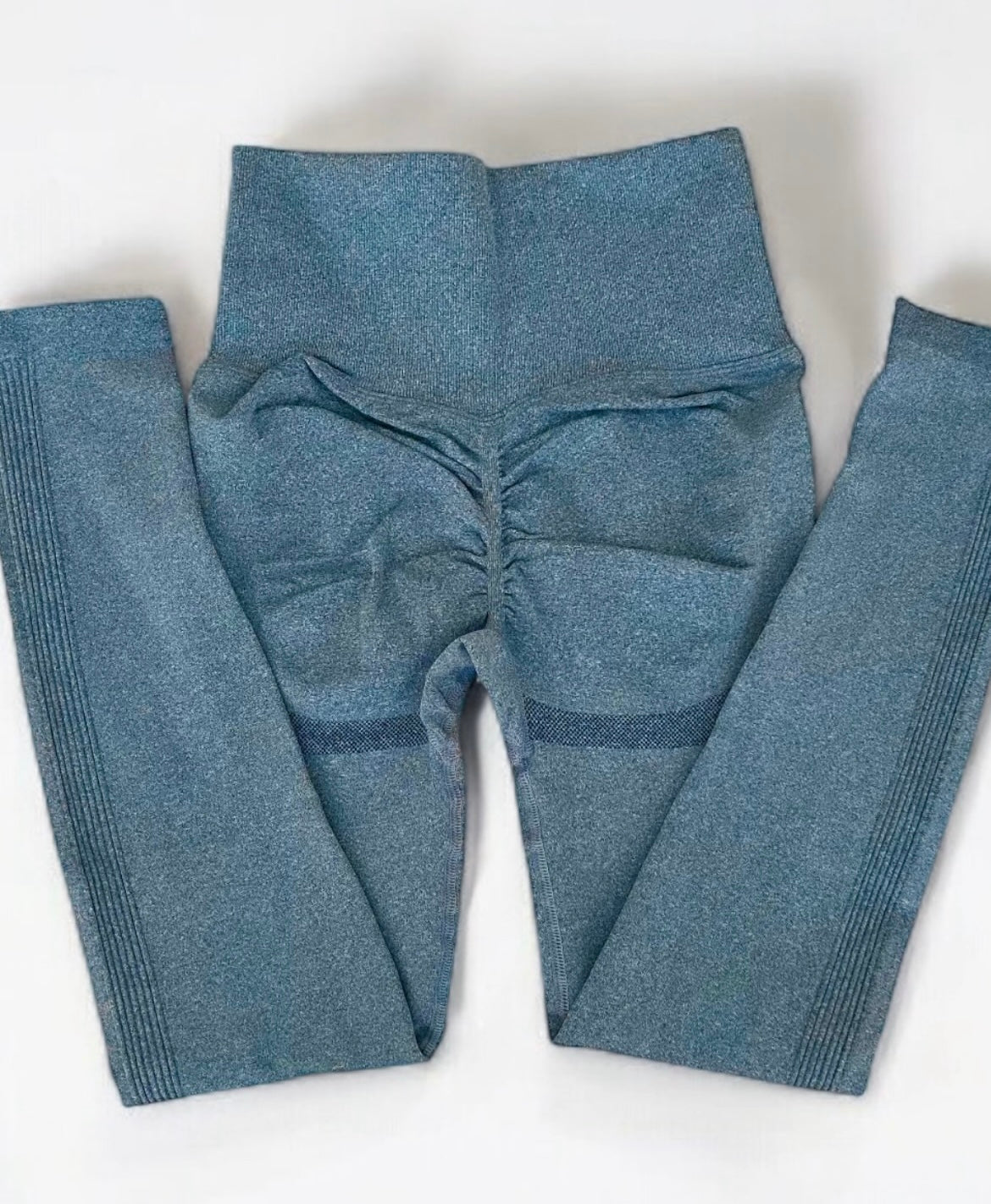 Calza pretina alta jaspeada