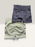 Short pre-lavado con textura