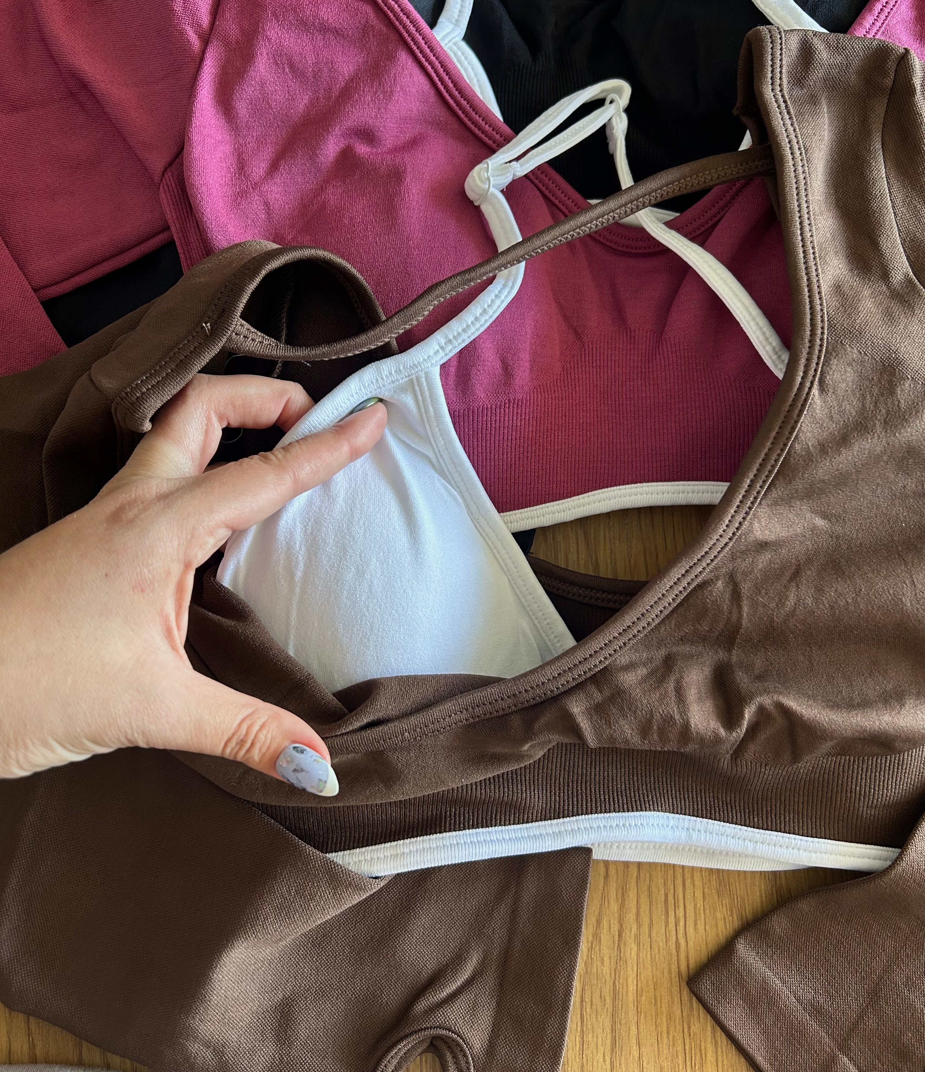 Crop Top deportivo manga larga