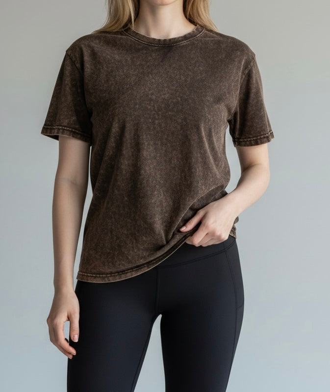 Polera estilo lavado