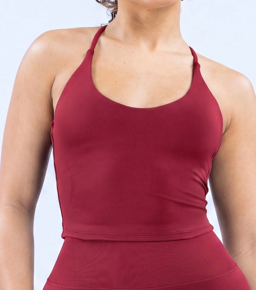 Crop top espalda cruzada