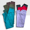 Calza sin push up, cintura en V