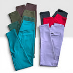 Calza sin push up, cintura en V