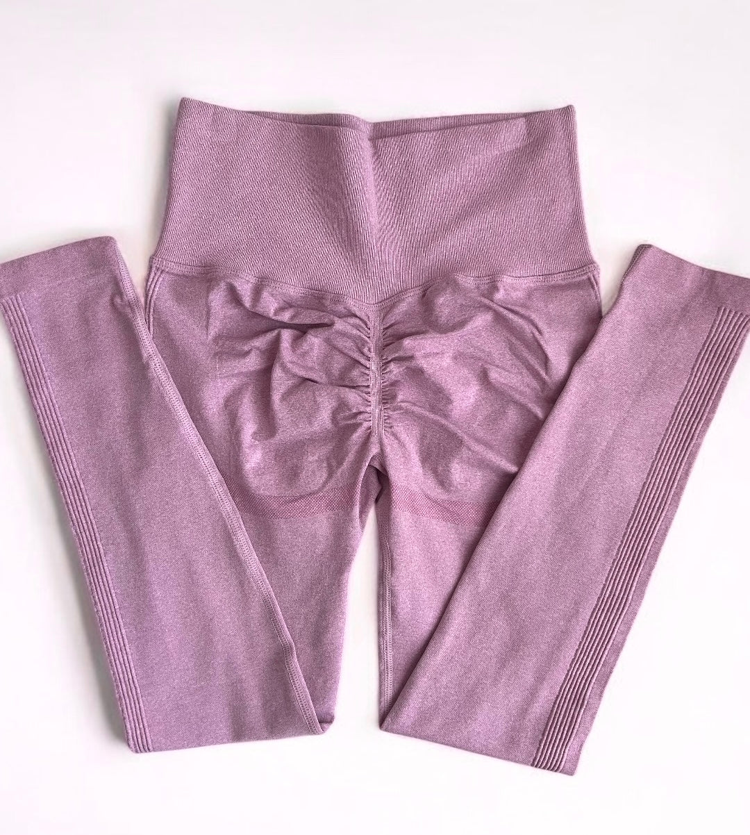 Calza pretina alta jaspeada