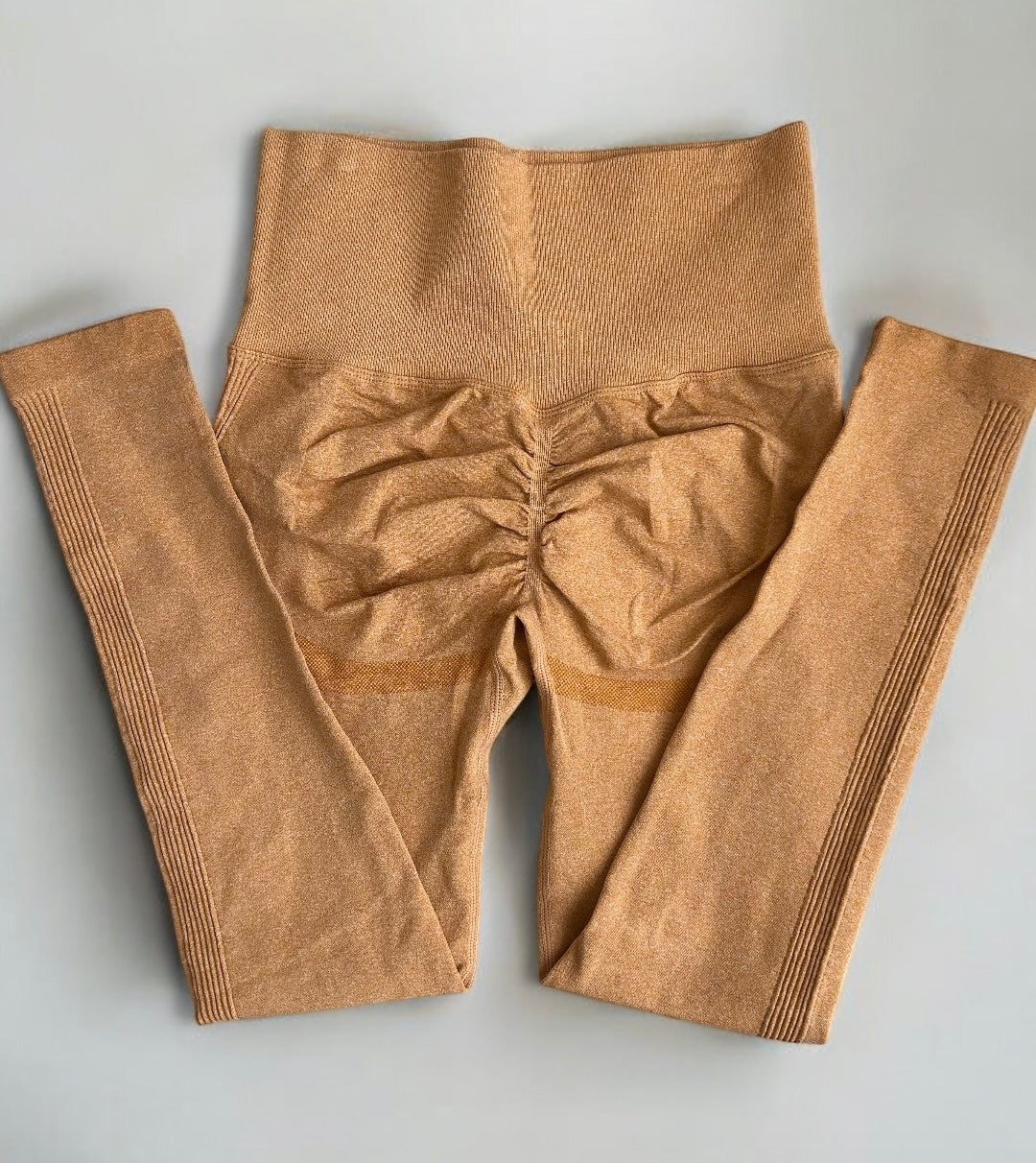 Calza pretina alta jaspeada