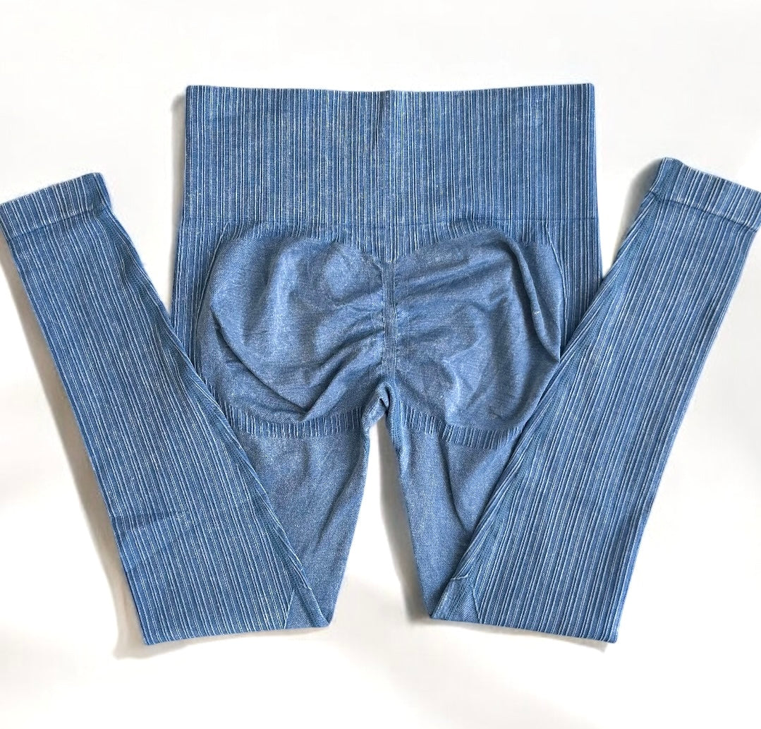 Calza textura de líneas