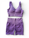 Conjunto short-peto tela RIB